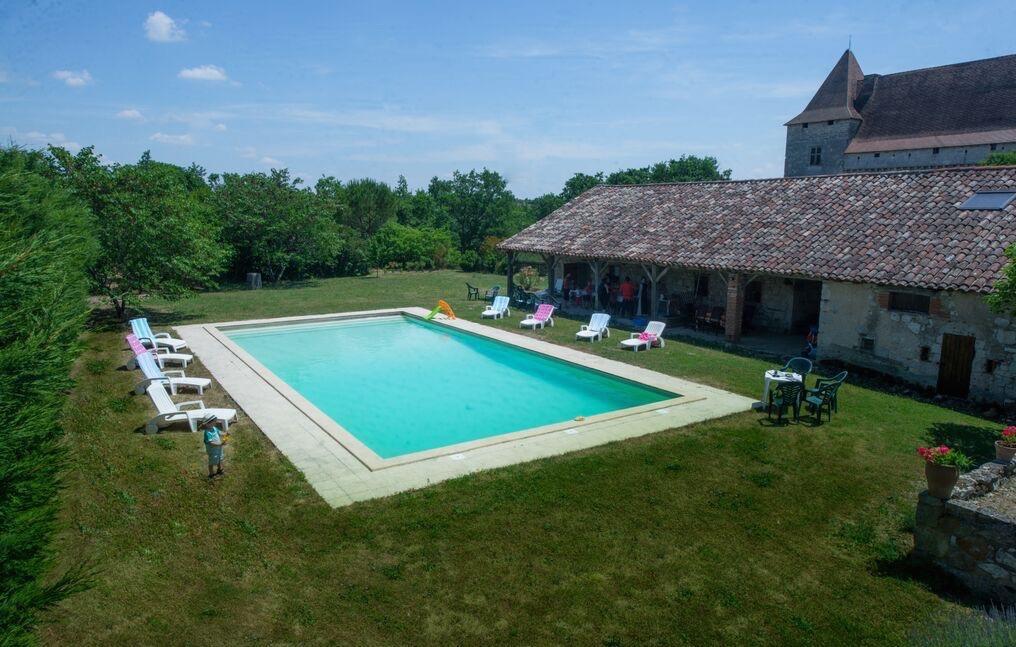 Chateau De Goudourville Villa Exterior foto